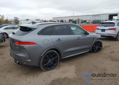 2020 Jaguar F-Pace Svr P550 Awd Automatic из США, поврежденный, VIN SADCZ2EE7LA629941